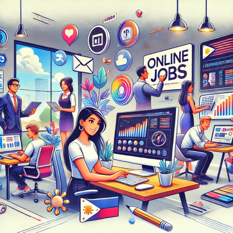 What are the most popular online jobs for Filipinos?